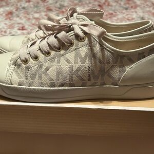 Michael Kors Cream Sneakers